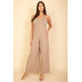 Sleeveless Tank Wide Leg Jumpsuit