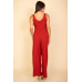 Sleeveless Tank Wide Leg Jumpsuit
