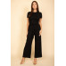 Relaxed Fit Top And Wide-leg Pants Set