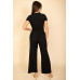 Relaxed Fit Top And Wide-leg Pants Set