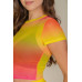 Sexy Mesh Sheer Short Sleeve Crop Top