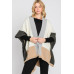 Soft Color Blocked Ruana