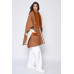 Faux Fur Collar Kimono