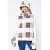 Plaid Faux Fur Vest