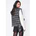 Plaid Tweed Vest