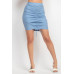 Cross Halter Top & Ruched Skirts Set