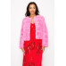 Faux Fur Buttoned Quilted Jacket