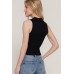Sleeveless Polo Spring Sweater