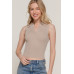 Sleeveless Polo Spring Sweater