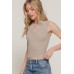 Sleeveless Polo Spring Sweater