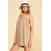 Swiss Dot Woven Romper