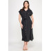 Front Tied Buttoned Short Sleeve Dress