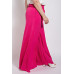Washed Satin Wide Pants With Waist Smocked