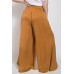Washed Satin Wide Pants With Waist Smocked