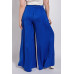 Washed Satin Wide Pants With Waist Smocked