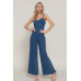 Cami Stretch Denim Jumpsuit