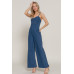 Cami Stretch Denim Jumpsuit