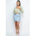 Crop Tank Top & Cardigan Sweater Set