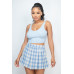 Crop Tank Top & Cardigan Sweater Set