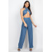 Tube Tied Top & Wide Pants Set