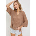 Pointelle Knit Top