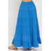 Cotton Gauze Tiered Maxi Skirt