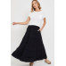 Cotton Gauze Tiered Maxi Skirt