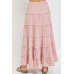 Cotton Gauze Tiered Maxi Skirt