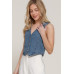 Stretch Denim Vest