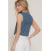 Stretch Denim Vest