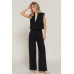 Lapel Collar W/shoulder Pads Vest
