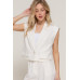 Lapel Collar W/shoulder Pads Vest