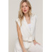 Lapel Collar W/shoulder Pads Vest