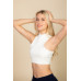 High Neck Sleeveless Top