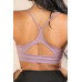Racerback Cutout Sports Bra
