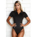 Collared Short Sleeve Bodysuit - CC-WH2002012