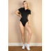 Collared Short Sleeve Bodysuit - CC-WH2002012