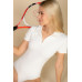 Collared Short Sleeve Bodysuit - CC-WH2002012