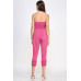 Tube Top W/shirring Jumpsuit