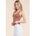 V-neck Basic Double Layers Tank Top