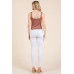 V-neck Basic Double Layers Tank Top