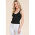 V-neck Basic Double Layers Tank Top