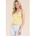V-neck Basic Double Layers Tank Top