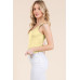 V-neck Basic Double Layers Tank Top