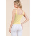 V-neck Basic Double Layers Tank Top