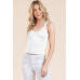 V-neck Basic Double Layers Tank Top