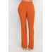 Fit And Flare Elastic Casual Pants