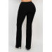 Fit And Flare Elastic Casual Pants