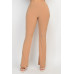 Fit And Flare Elastic Casual Pants
