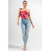 Mesh Print Top